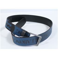 BILLABONG MENS BLUE LOGO BELT SIZE SMALL