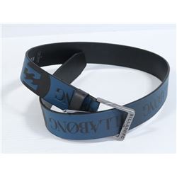 BILLABONG MENS BLUE LOGO BELT SIZE MEDIUM