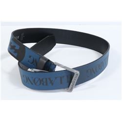 BILLABONG MENS BLUE LOGO BELT SIZE MEDIUM