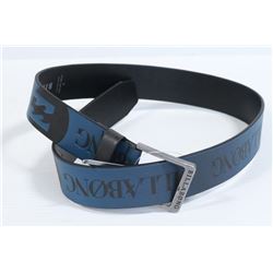 BILLABONG MENS BLUE LOGO BELT SIZE LARGE
