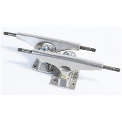 SET OF KRUX SILVER POLISHED SKATEBOARD TRUCKS