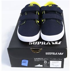 SUPRA INFANTS STACKS2V NAVY YELLOW/WHITE SIZE 8