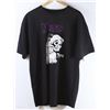 Image 1 : ZERO MENS MISFITS LOGO BLACK TSHIRT SIZE X-LARGE