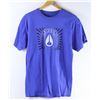 Image 1 : NIXON MENS BLUE LOGO TSHIRT SIZE MEDIUM