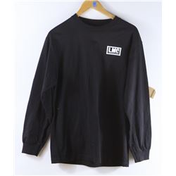 LMC MENS BLACK LONG SLEEVE SHIRT SIZE MEDIUM