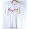 Image 1 : MATIX MENS WHITE LOGO TSHIRT SIZE LARGE