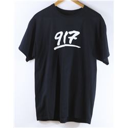 917 MENS BLACK LOGO TSHIRT SIZE LARGE