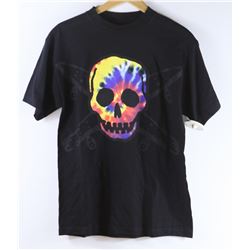 FOURSTAR CLOTHING CO MENS BLACK SKULL TSHIRT