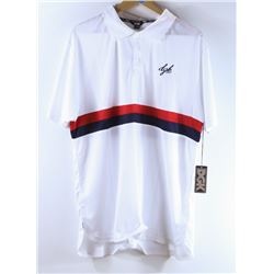 DGK MEN'S WHITE RED & NAVY POLO SHIRT SIZES X-LARGE