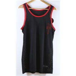RED DRAGON BLACK AND RED BASKETBALL JERSEY SIZE
