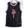 Image 1 : RED DRAGON MEN'S BLACK & RED BASKETBALL JERSEY