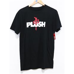 RED DRAGON BLACK PLUSH MEN'S TSHIRT SIZE LARGE