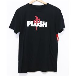 RED DRAGON BLACK PLUSH MEN'S TSHIRT SIZE LARGE