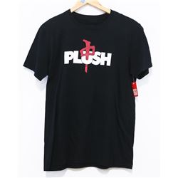 RED DRAGON BLACK PLUSH MEN'S TSHIRT SIZE X-LARGE