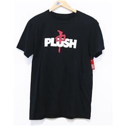RED DRAGON BLACK PLUSH MEN'S TSHIRT SIZE X-LARGE