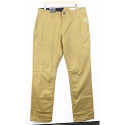 VOLCOM MEN'S  CHINOS MODERN STRAIGHT FIT KHAKI
