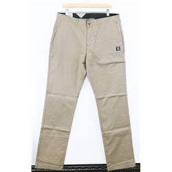 VOLCOM MEN'S FRICKEN MODERN KHAKI STRETCH PANTS