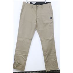 VOLCOM MEN'S FRICKEN MODERN KHAKI STRETCH PANTS