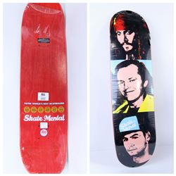 SKATE MENTAL RED/GRAPHIC 8.5" SKATE DECK