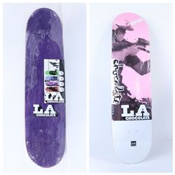 L.A. CHOCOLATE PURPLE/GRAPHIC 8" SKATE DECK
