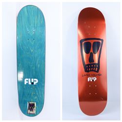 FLIP LANCE MOUNTAIN TEAL/ORANGE 8.5" SKATE DECK