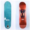 Image 1 : FLIP LANCE MOUNTAIN TEAL/ORANGE 8.5" SKATE DECK