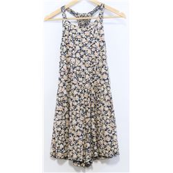 LADIES VOLCOM SOLO TRIP FLORAL ROMPER SIZE MEDIUM