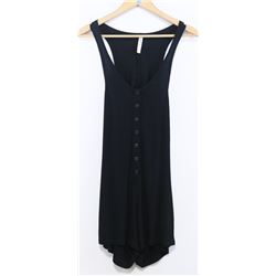 RVCA ALL DAY BLACK ROMPER SIZE MEDIUM