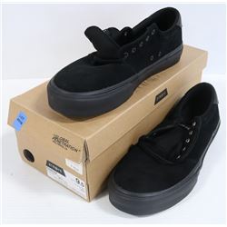 STRAYE UNISEX FAIRFAX BLACK/BLACK SUEDE SHOES