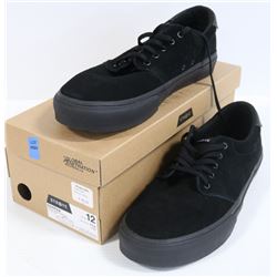 STRAYE UNISEX FAIRFAX BLACK/BLACK SUEDE SHOES