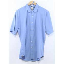 VOLCOM MEN'S POWDER BLUE SHORT SLEEVE CLASSIC FIT