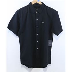 BRIXTON BLACK MEN'S SHORT SLEEVE BUTTON UP