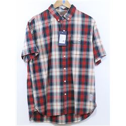 PENFIELD MEN'S RED CHECK HARRISVILLE SHORT SLEEVE