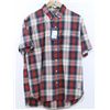 Image 1 : PENFIELD MEN'S RED CHECK HARRISVILLE SHORT SLEEVE