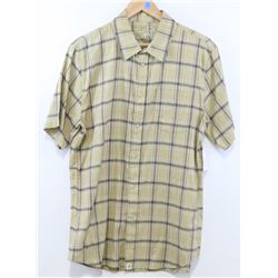 ALTAMONT MEN'S SAND SHORT SLEEVE BUTTON UP SHIRT