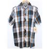 Image 1 : ELEMENT MEN'S ASSORTED PLAID SHORT SLEEVE BUTTON
