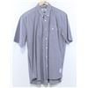 Image 1 : PENFIELD NAVY/WHITE PLAID MEN'S SHORT SLEEVE BUTTON