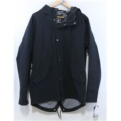 VOLCOM MEN'S BLACK PARKA SIZE MEDIUM