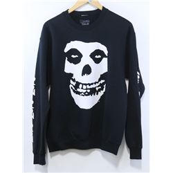 ZERO MISFITS CREW NECK BLACK SWEATER SIZE MEDIUM