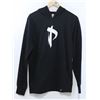Image 1 : MEN'S BLACK PLUSH LOGO PULL OVER HOODIE SIZE SMALL