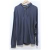 Image 1 : RVCA MEN'S SLATE LONG SLEEVE BUTTON NECK PULLOVER