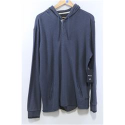 RVCA MEN'S SLATE LONG SLEEVE BUTTON NECK PULLOVER