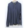 Image 1 : RVCA MEN'S SLATE LONG SLEEVE BUTTON NECK PULLOVER