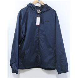 NIXON MEN'S NAVY BLUE ARDEN JACKET SIZE MEDIUM