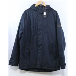NIXON MEN'S NAVY BLUE PARKA SIZE X-LARGE