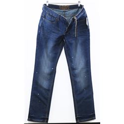ELEMENT MEN'S DESOTO SLIM STRAIGHT LEG BLUE JEANS