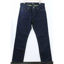 RVCA MEN'S STRAIGHT LEG BLUE JEANS SIZE 34