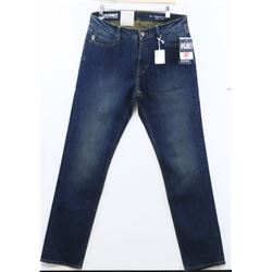 ELEMENT MEN'S REGULAR TAPERED BLUE JEANS
