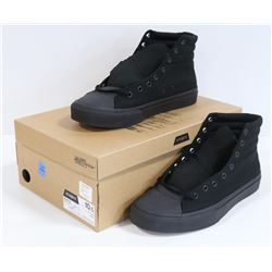 STRAYE UNISEX VENICE BLACK CANVAS SHOES
