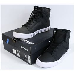 SUPRA SKYTOP BLACK/WHITE MEN'S SHOE SIZE 8.5